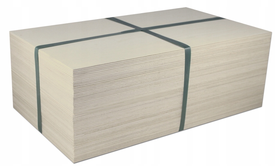 Laserová preglejka 3mm formát 600x400 trieda 1/2 55 ks